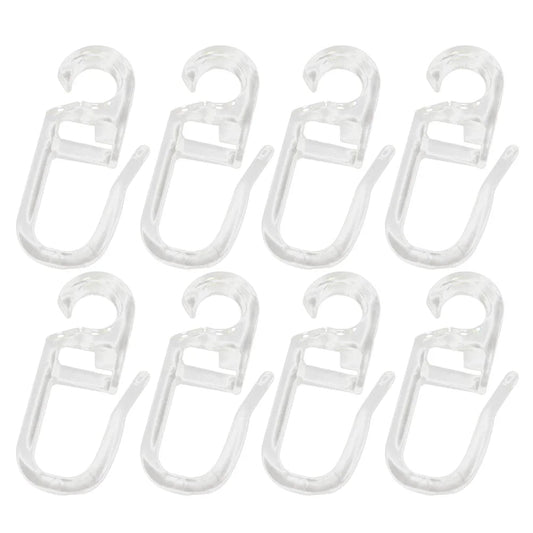 Lot de Cinquante Crochets pour Rideau en Plastique