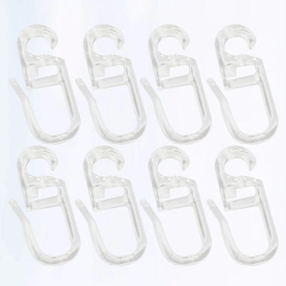 Lot de Cinquante Crochets pour Rideau en Plastique