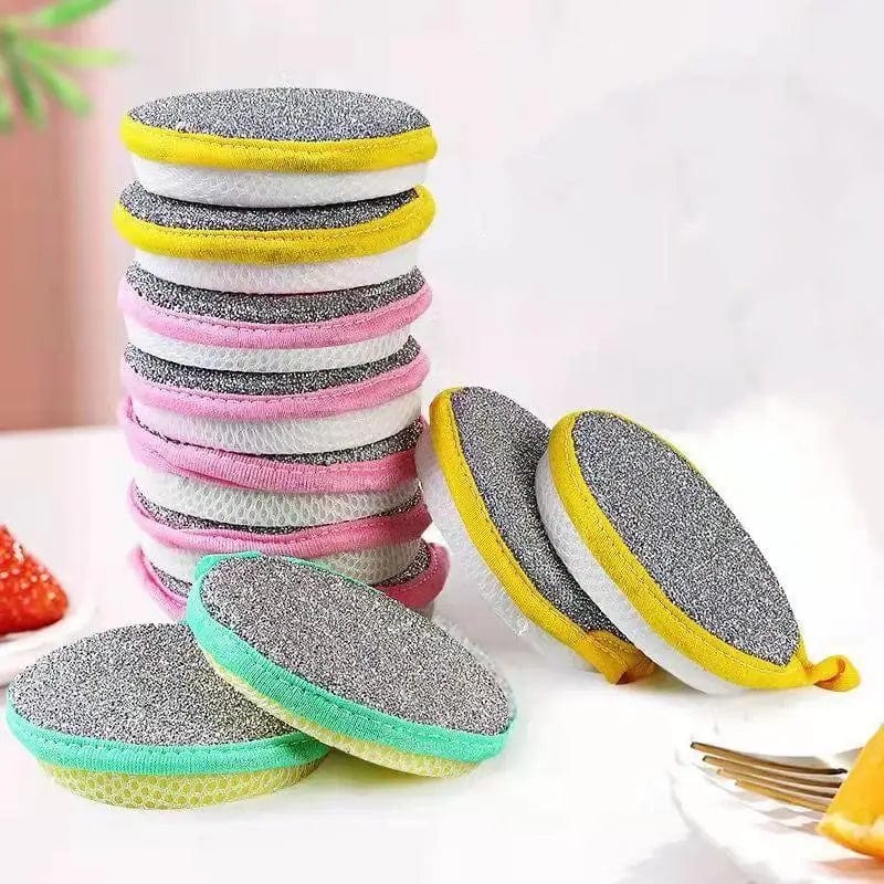 Lot de 3 Eponges de Nettoyage Double Face - Eco-Friendly