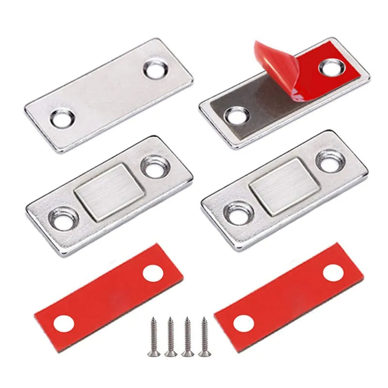 Lot de Deux Aimants Porte Placard Ultra Fins