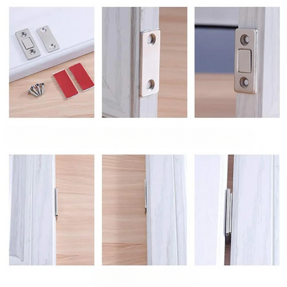 Lot de Deux Aimants Porte Placard Ultra Fins