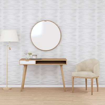 Panneau Mural Blanc Effet Pierre