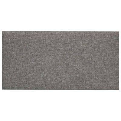 Lot de Douze Panneaux Muraux Tête de Lit Gris