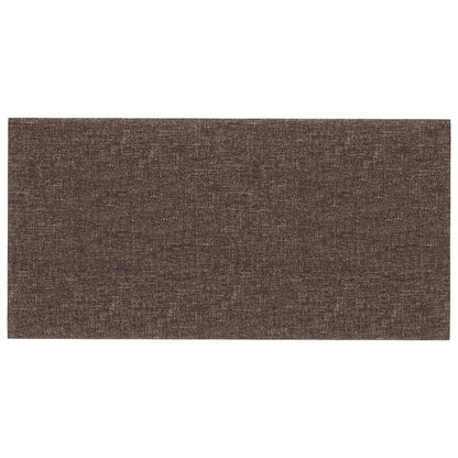 Lot de Douze Panneaux Muraux Tête de Lit Marron