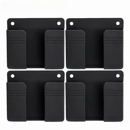 Lot de Quatre Fixations Murales Style Boite de Rangement