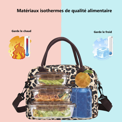 Lunch Bag Isotherme Bandoulière Monstera