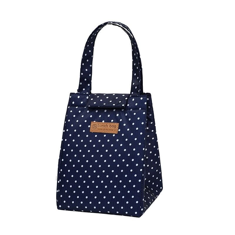 Lunch Bag Bleu à Pois