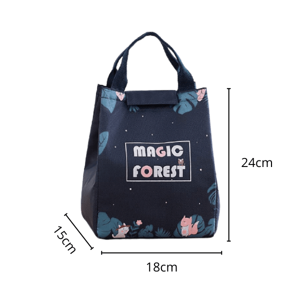 Lunch Bag Bleu Forest
