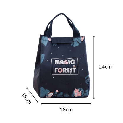 Lunch Bag Bleu Forest