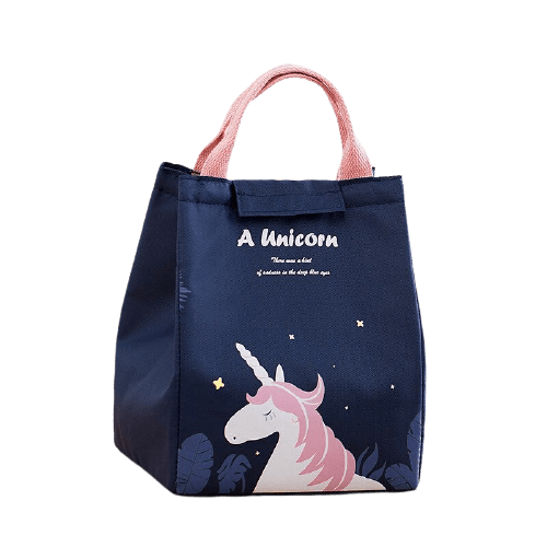 Lunch Bag Bleu Licorne