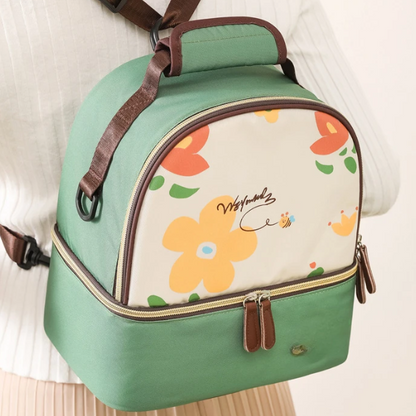 Lunch Bag Isotherme Design Vert