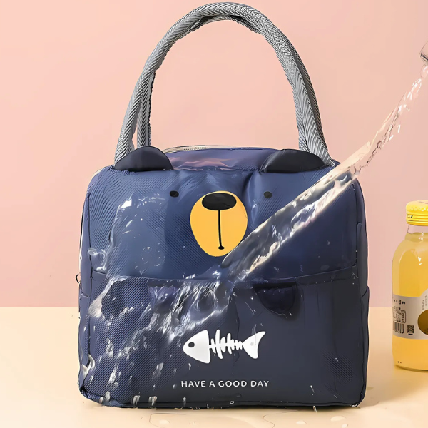 Lunch Bag Enfant Ours Bleu
