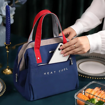 Lunch Bag Isotherme Bleu Chic