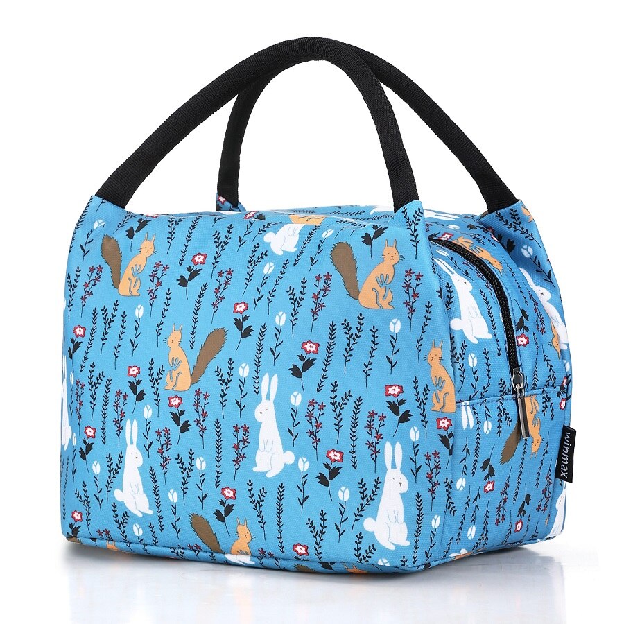 Sac Isotherme Repas Champs Fleuris