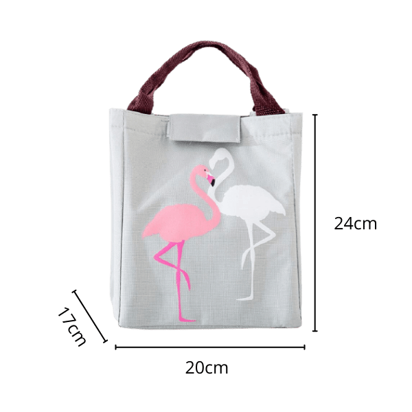 Lunch Bag Cute Flamingos