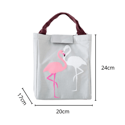 Lunch Bag Cute Flamingos