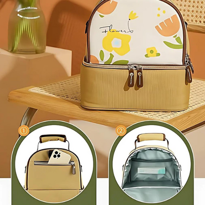 Lunch Bag Isotherme Design Jaune
