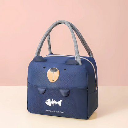 Lunch Bag Enfant Ours Bleu