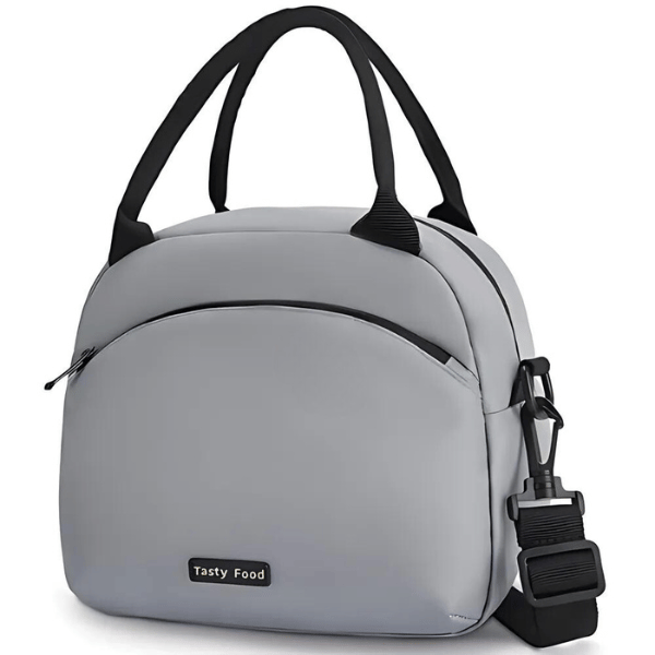 Lunch Bag Isotherme Gris Bandoulière