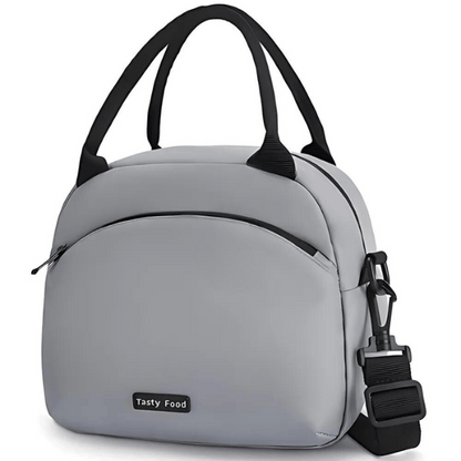 Lunch Bag Isotherme Gris Bandoulière
