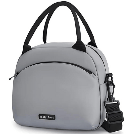 Lunch Bag Isotherme Gris Bandoulière