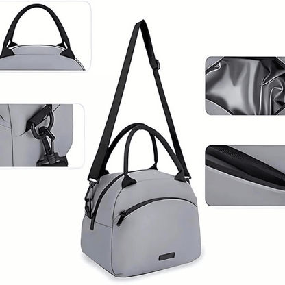 Lunch Bag Isotherme Gris Bandoulière