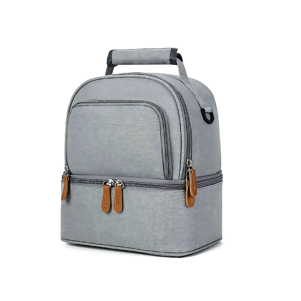 Lunch Bag Isotherme Gris Classique