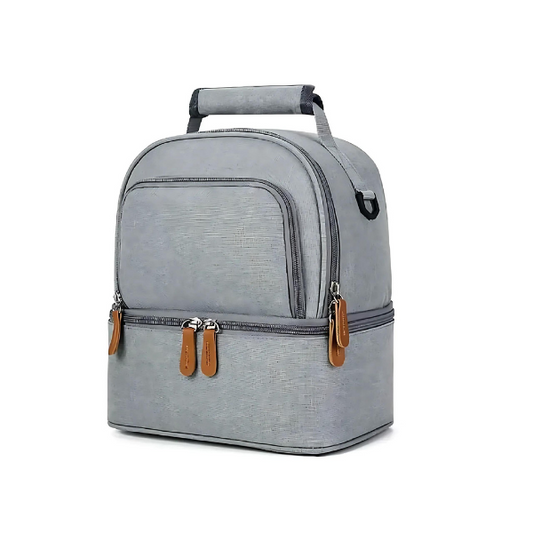 Lunch Bag Isotherme Gris Classique