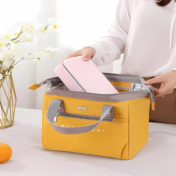 Lunch Bag Isotherme Jaune Chic