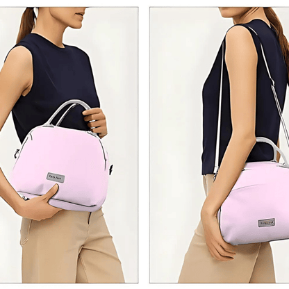Lunch Bag Isotherme Rose Bandoulière