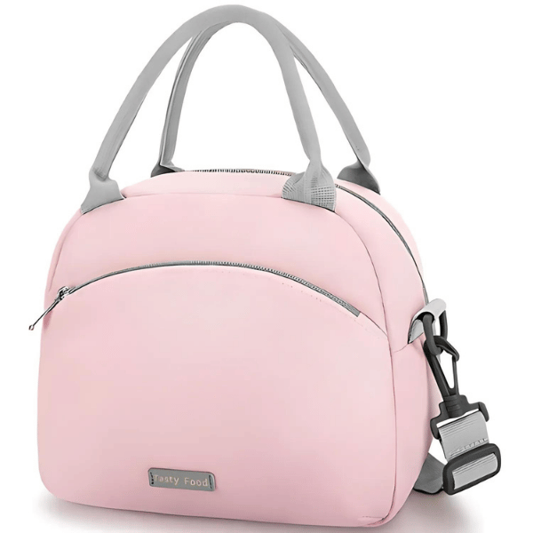 Lunch Bag Isotherme Rose Bandoulière