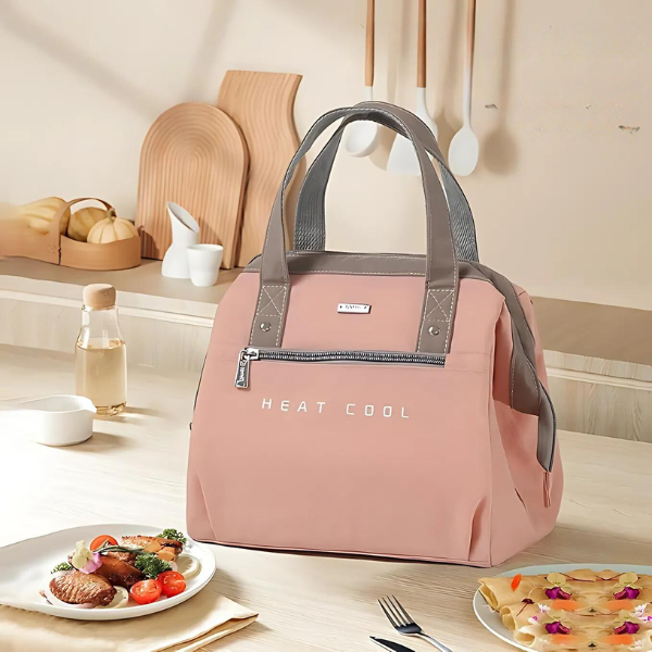 Lunch Bag Isotherme Rose Chic
