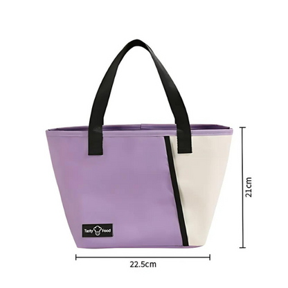 Lunch Bag Isotherme Violet à Main