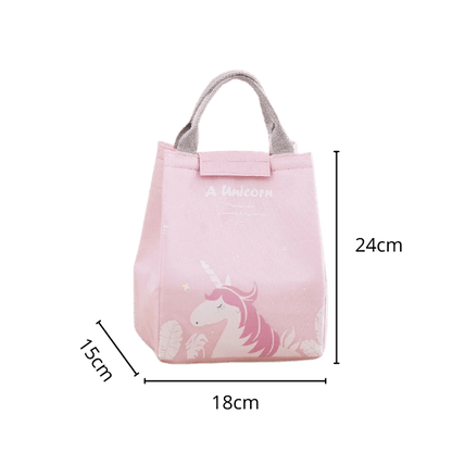 Lunch Bag Rose Licorne
