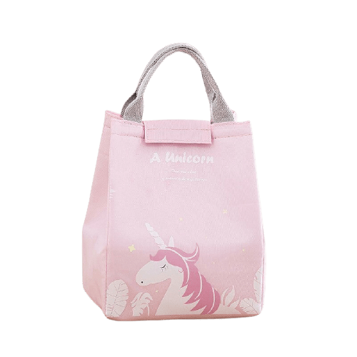 Lunch Bag Rose Licorne