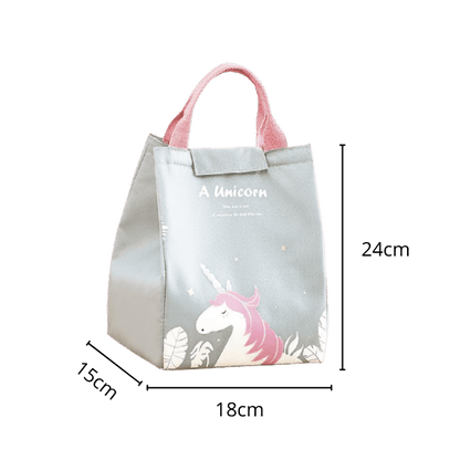 Lunch Bag Vert Licorne