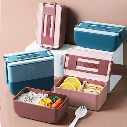 Lunch Box Bateau Bleu - 2 Étages