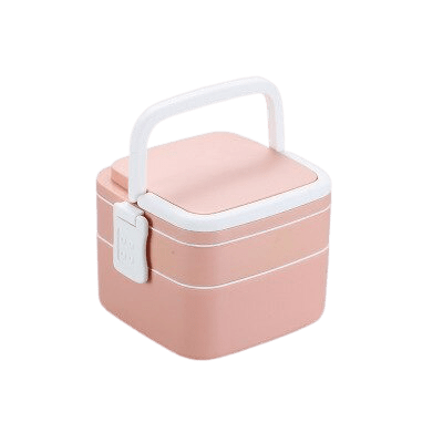 Lunch Box Bento Carré Rose