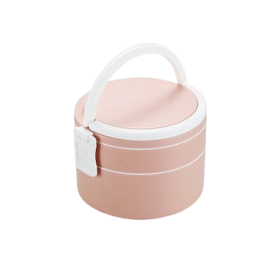 Lunch Box Bento Rond Rose