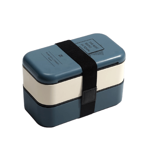 Lunch Box Bleue et Blanche