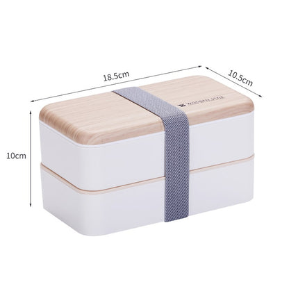 Lunch Box Chic Bois Beige
