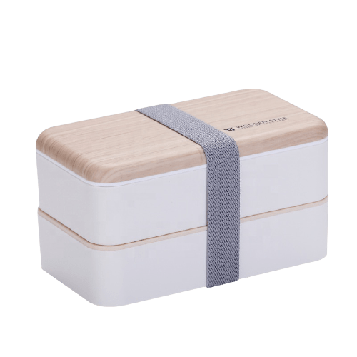 Lunch Box Chic Bois Beige