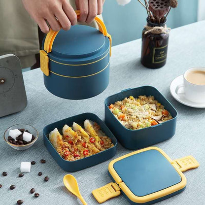 Lunch Box Bento Carré Rose