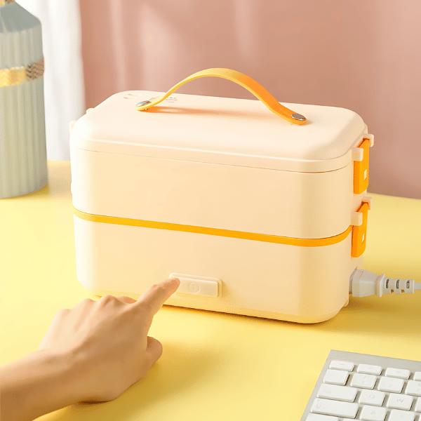 Lunch Box Chauffante Beige