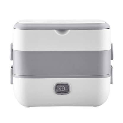 Lunch Box Chauffante Blanche Deux Etages