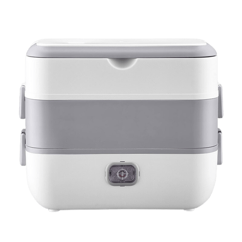 Lunch Box Chauffante Blanche Deux Etages