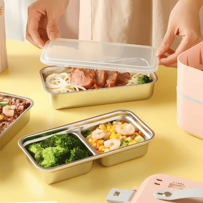 Lunch Box Chauffante Rose Vintage