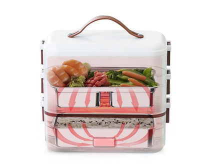Lunch Box Chauffante Blanche