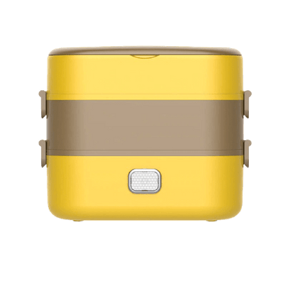 lunch box electrique jaune deux etages