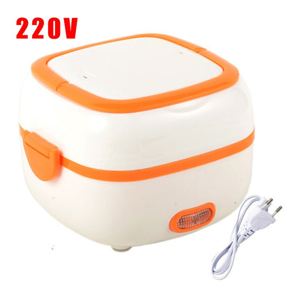 Lunch Box Chauffante Carrée Orange